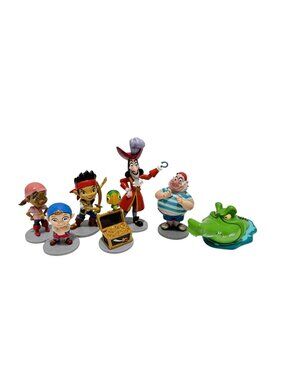 Disney Junior Jake and The Neverland Pirates PVC Figures Cake Toppers
